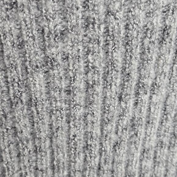 Venus EUC high slit sweater dress winter fall sexy tunic XS Heather grey - Picture 11 of 17